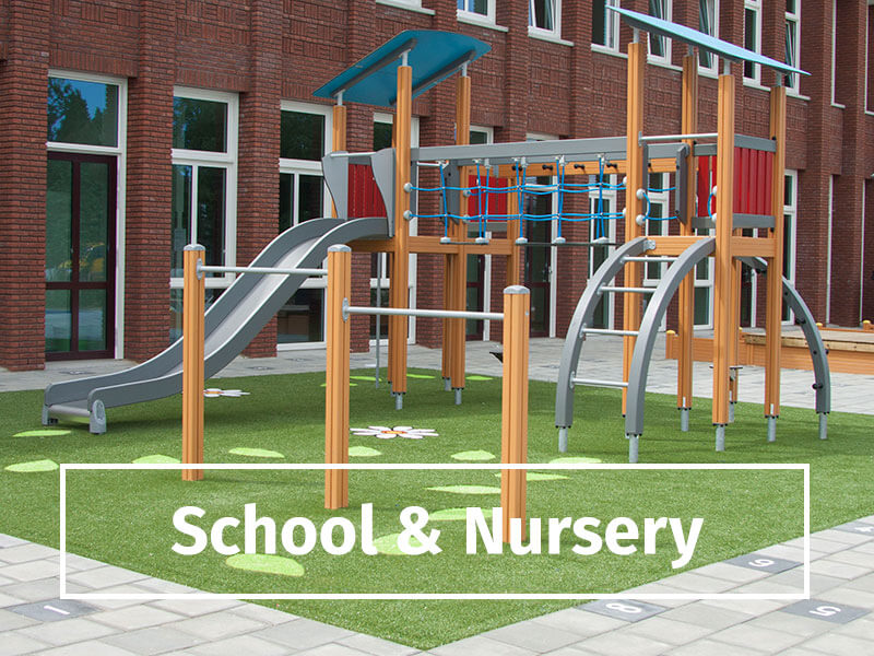 school and nursery playgrounds