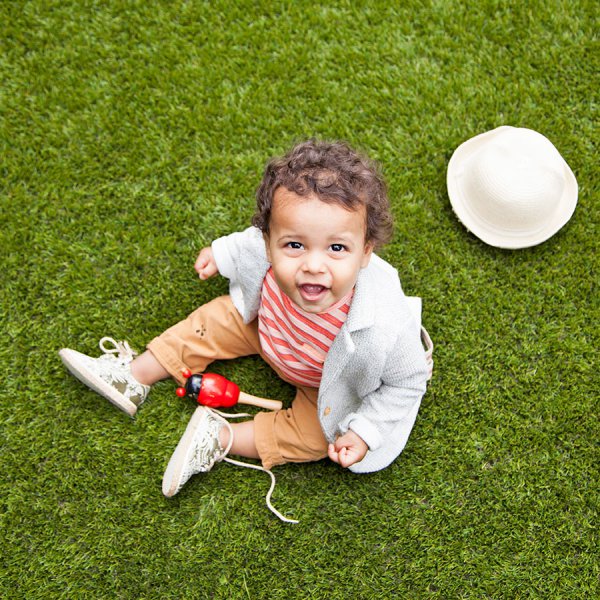 soft play on artificial grass